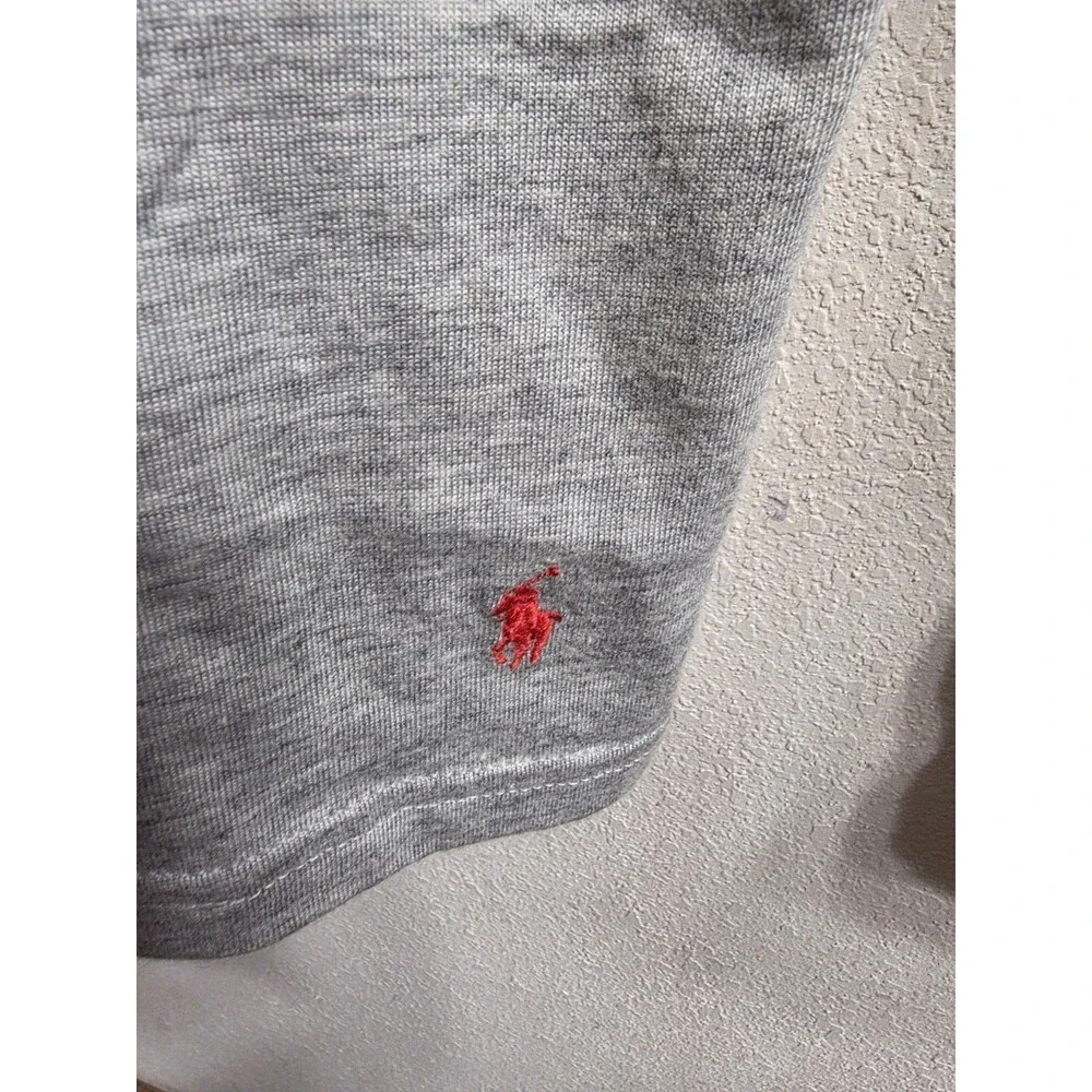 Polo Ralph‎ Lauren Mens Hoodie Medium Gray Supreme Comfort Pullover Pony Lounge